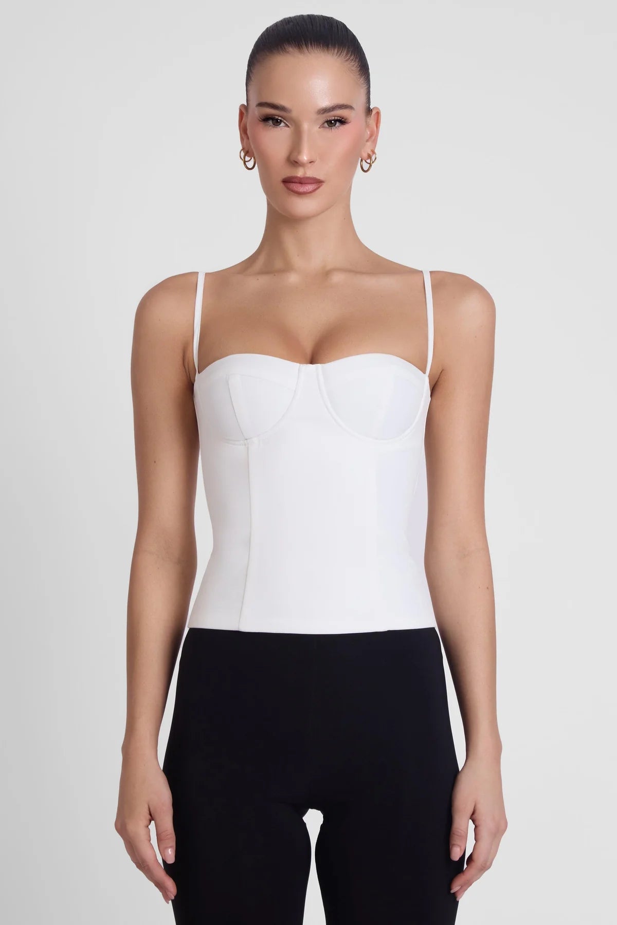 トップス MUSE de Deuxieme Classe Camisole Ivory Sweetheart Corset Camisole Top – GlowEllevia