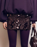 Cocoa Night Sequin Mini Skirt