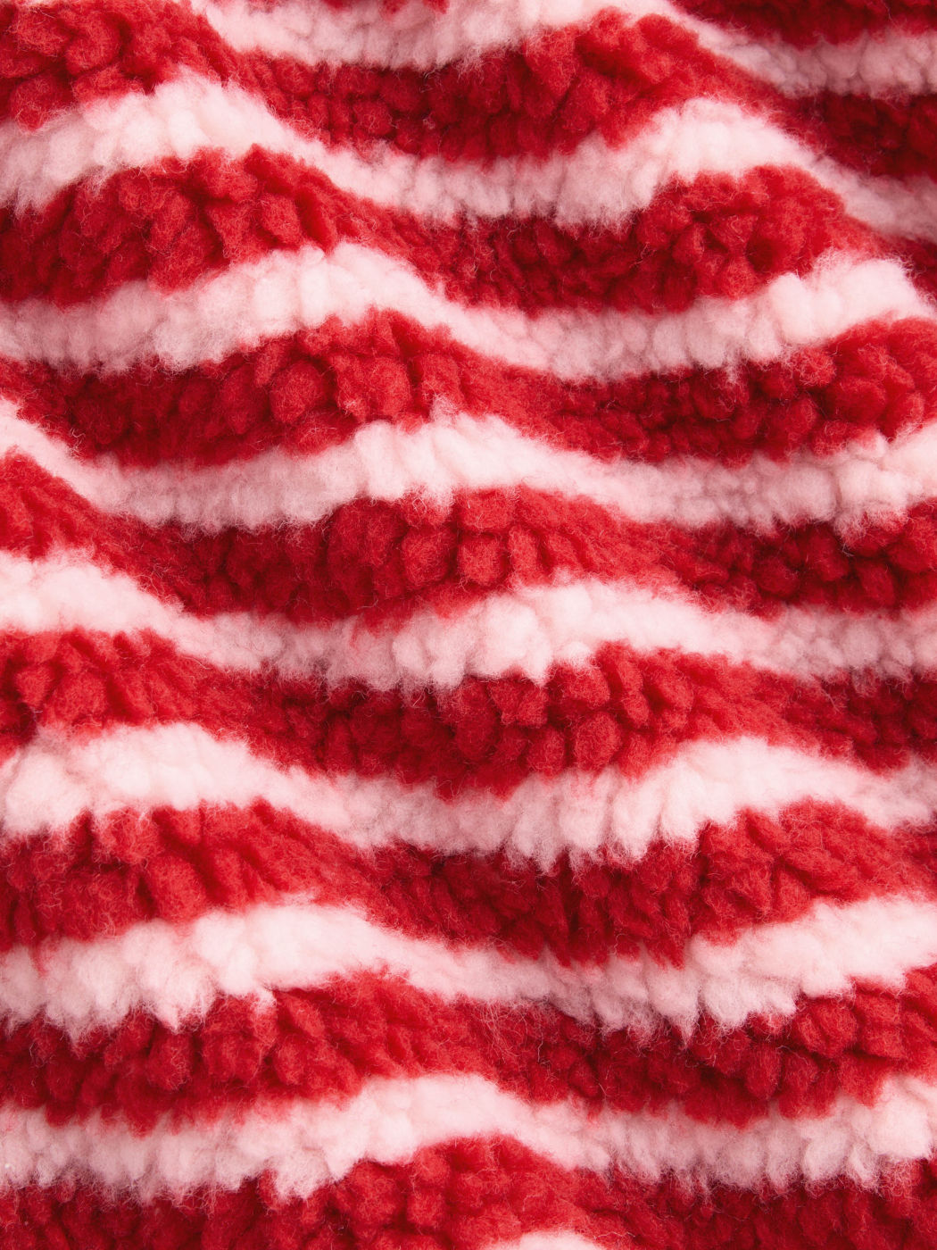 Two-Tone Sherpa Fleece Pullover