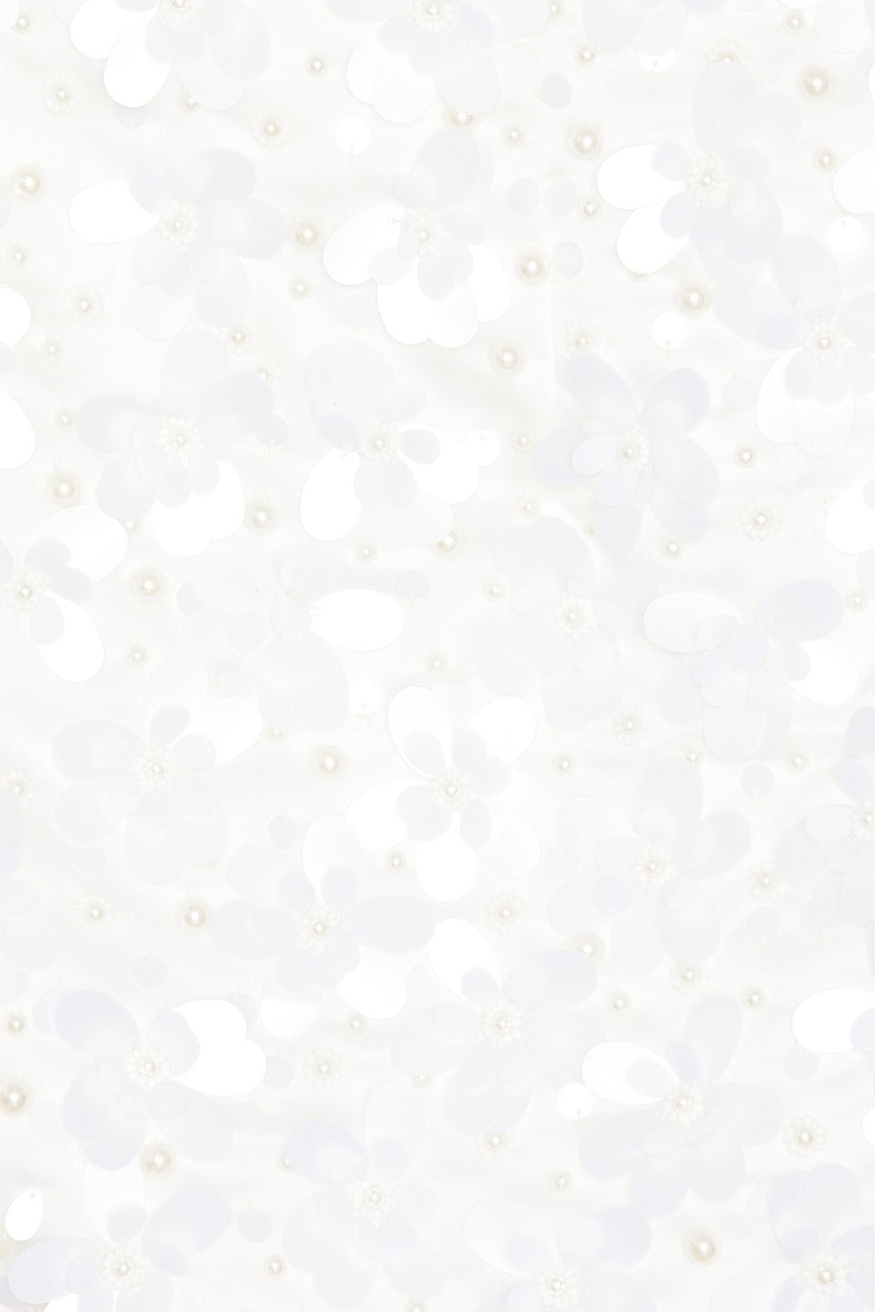 White Beaded Mini Dress