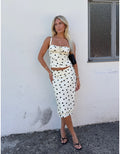 Vintage Muse Polka Midi Skirt
