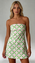 Bloomlight Strapless Mini Dress
