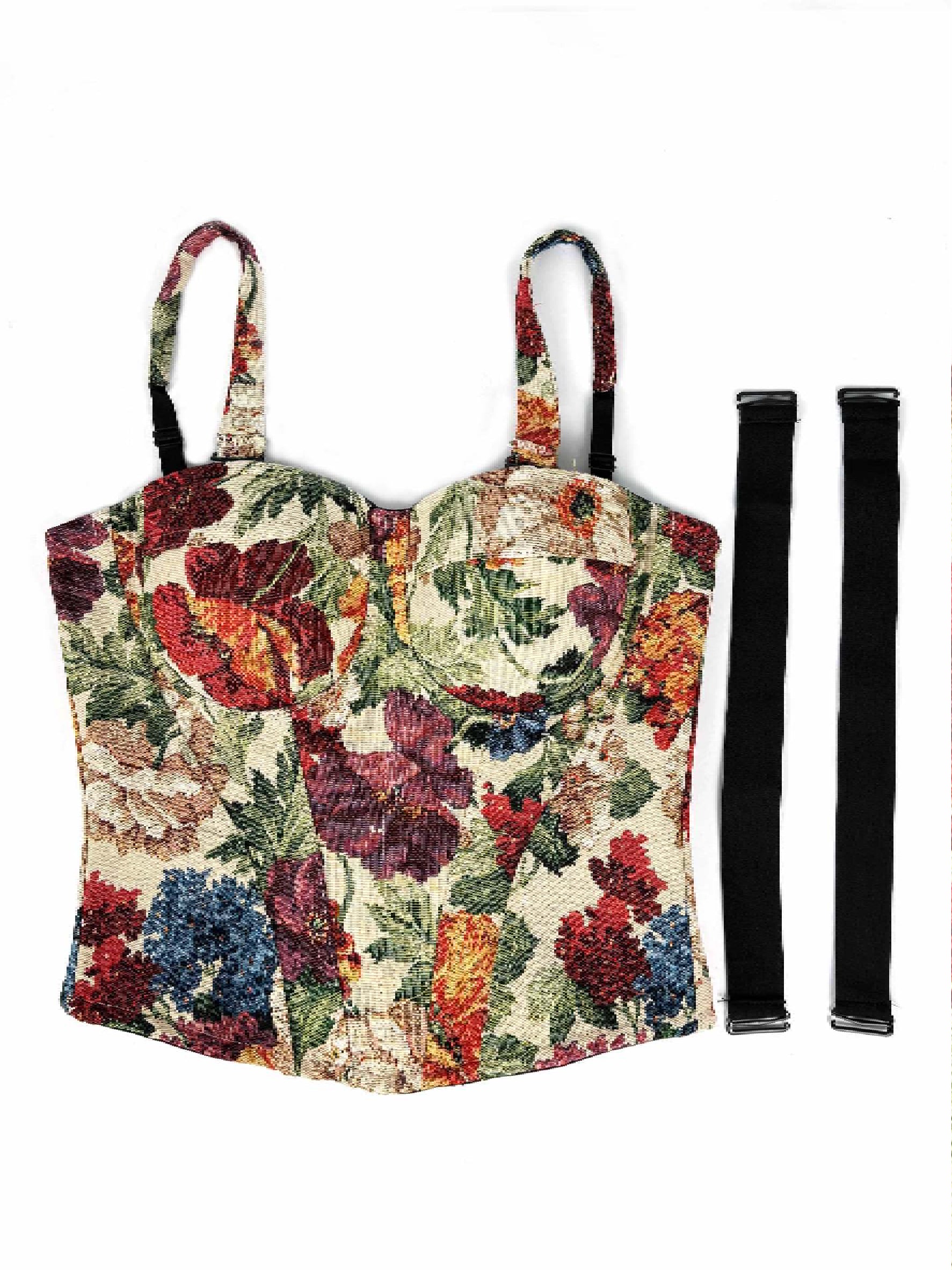 Vintage Muse Floral Corset