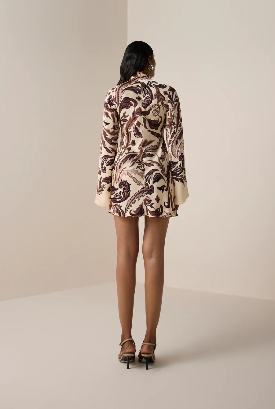 Fall Harvest Floral Mini Dress