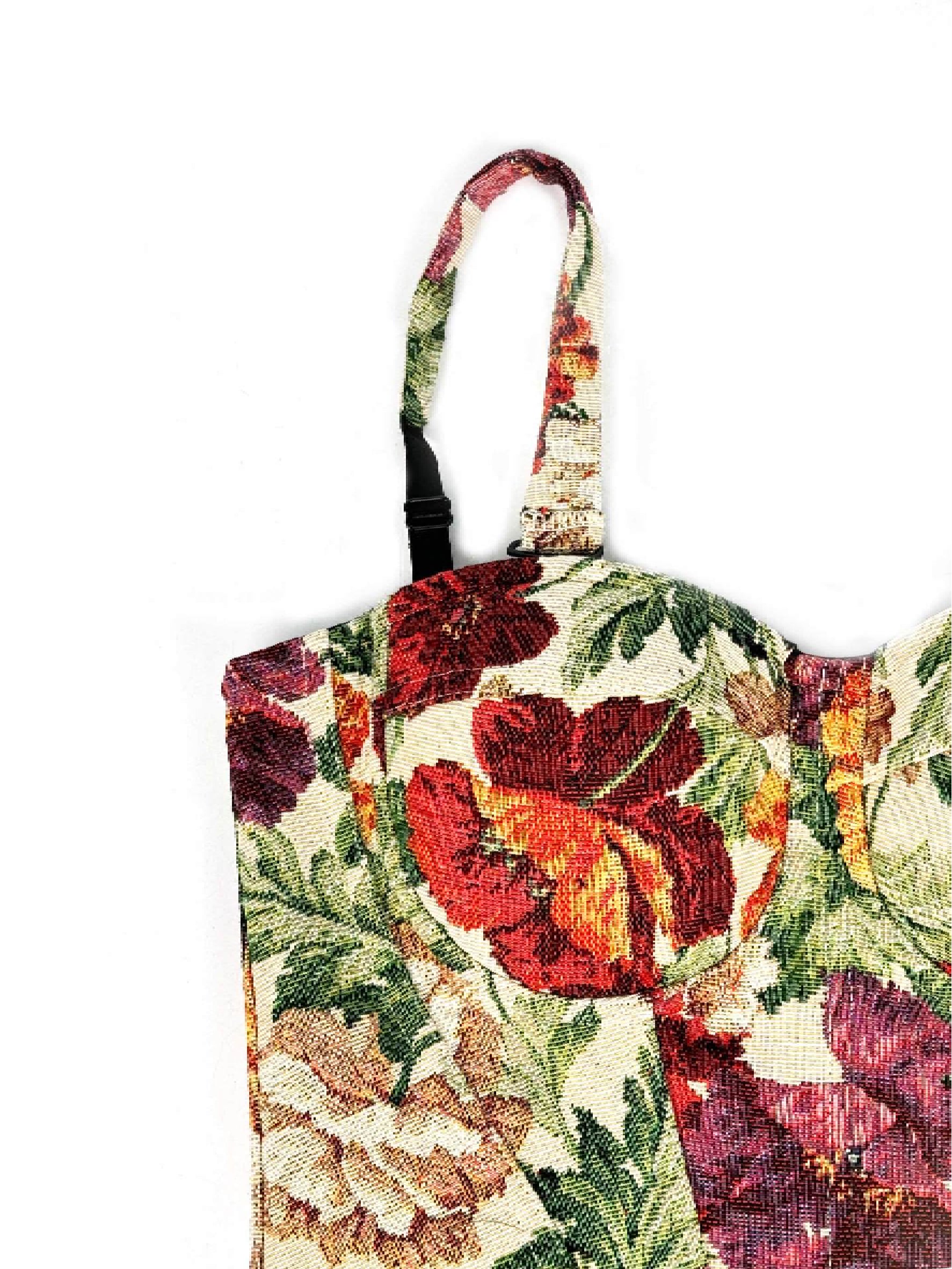 Vintage Muse Floral Corset