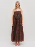 Veloura Lace Tiered Maxi Dress