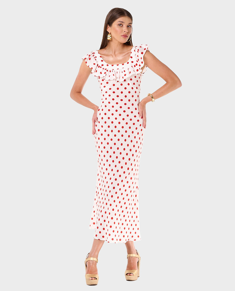 Setalia Polka Dot Dress