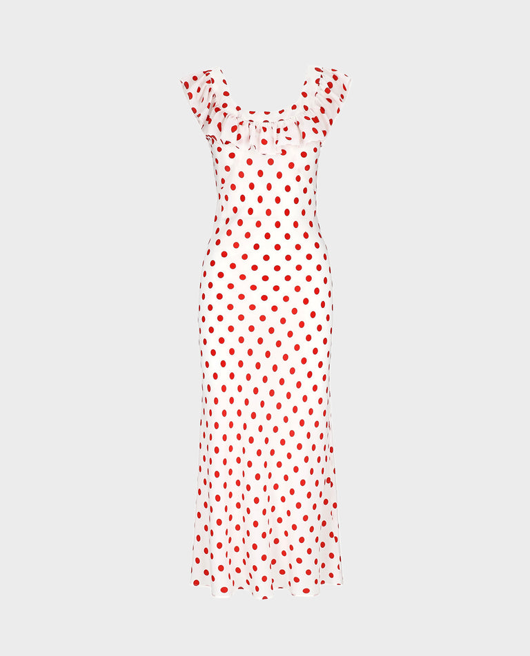 Setalia Polka Dot Dress