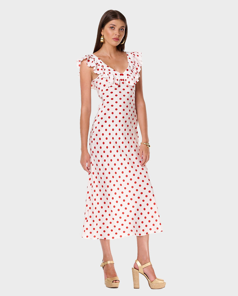 Setalia Polka Dot Dress