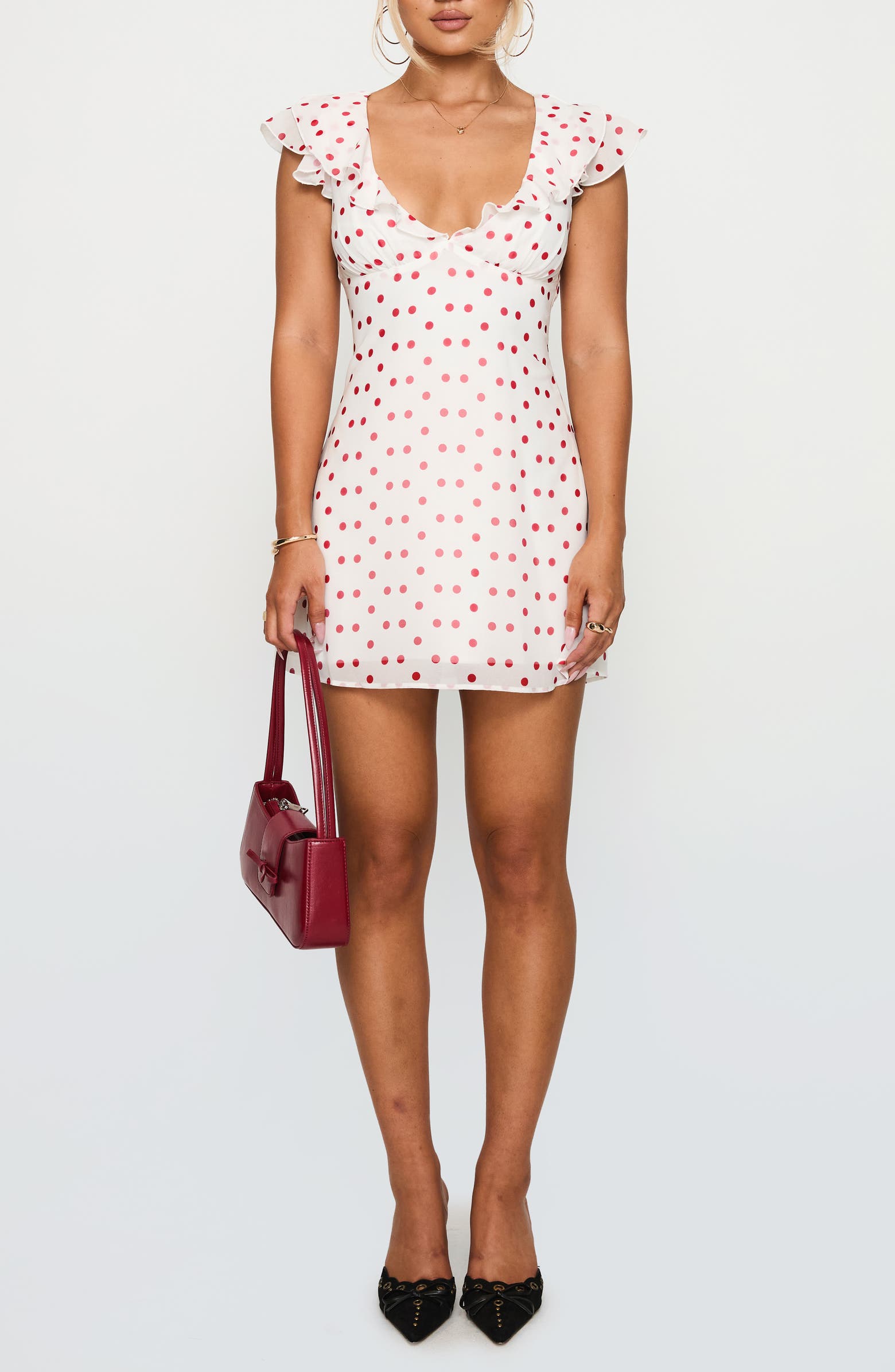I Guess So Polka Dot Minidress