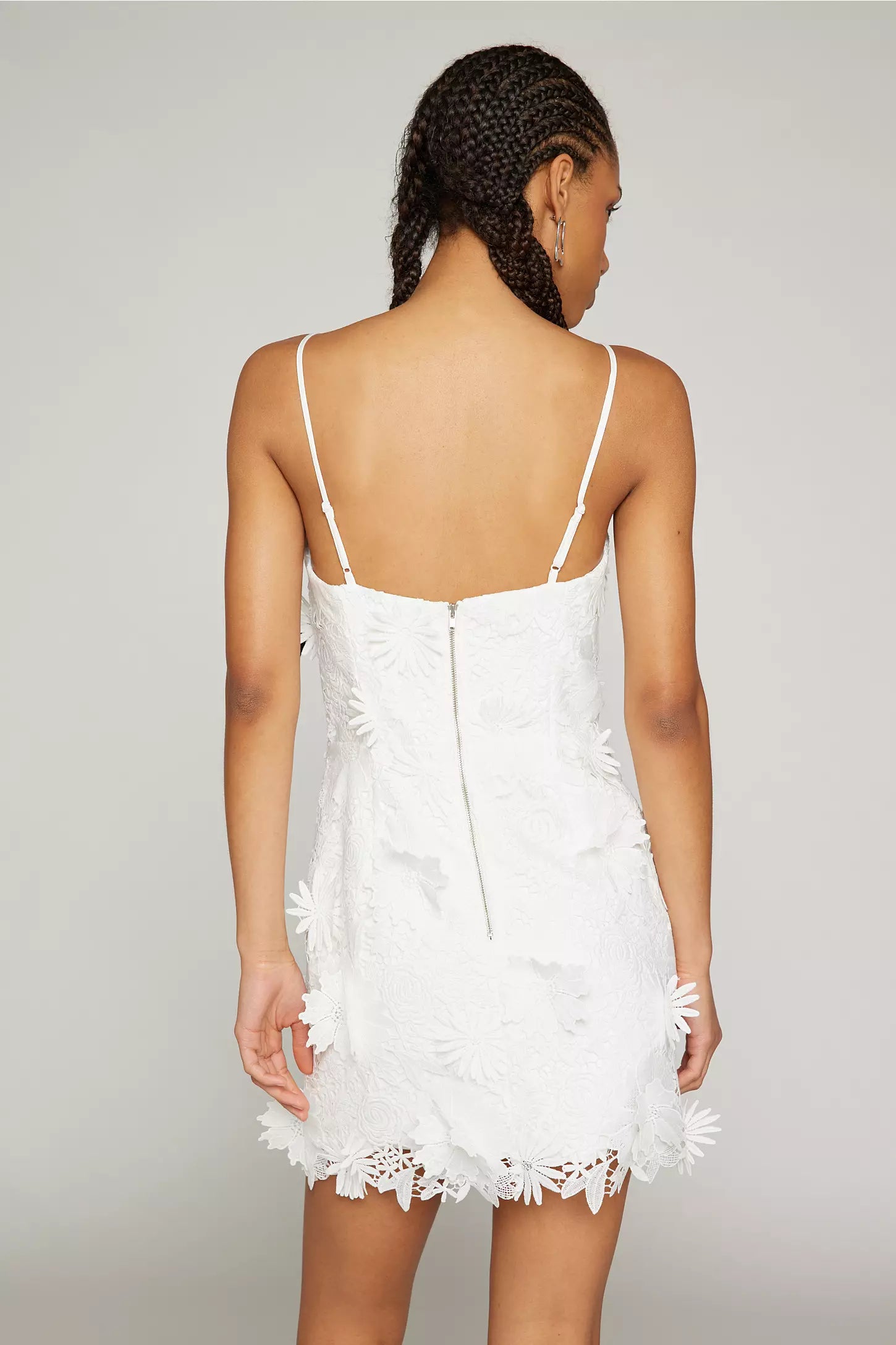 Petal Sculpt Mini Dress