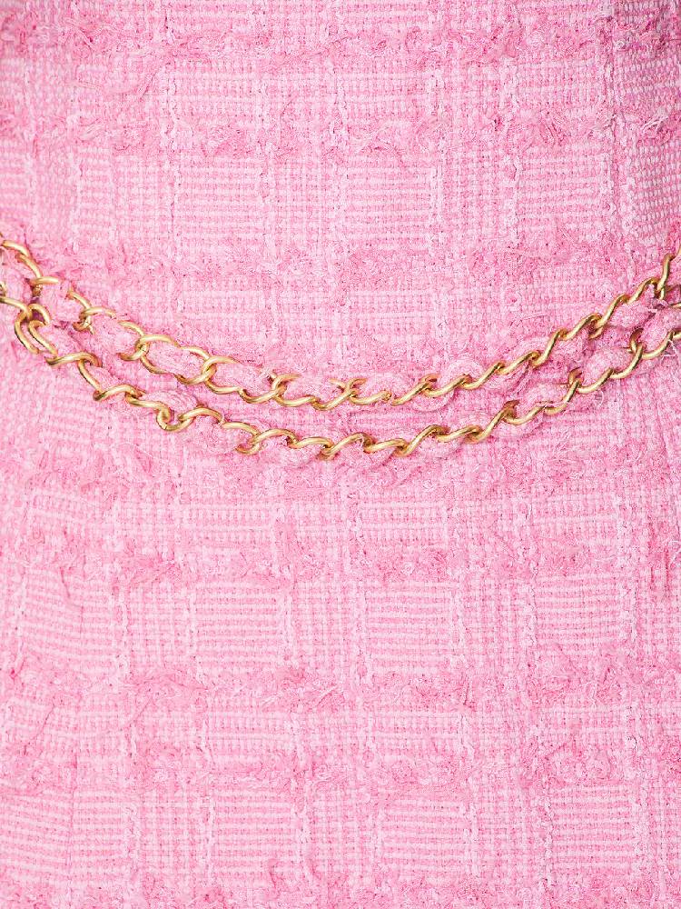 Blush Belle Tweed Mini Dress