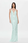 Mint Sequin Maxi Dress
