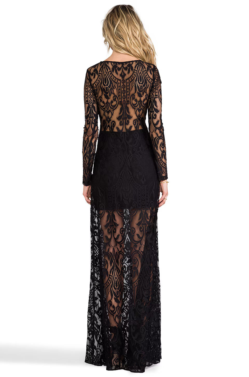 Noir Étoile Illusion Gown