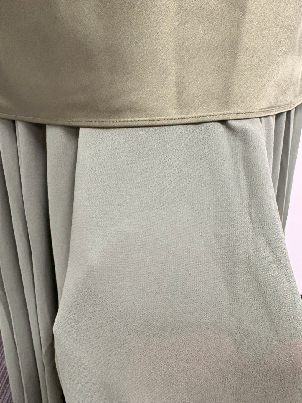 Nocturnal Sage Layered Slip Maxi Dress - Forest Whisper Edition