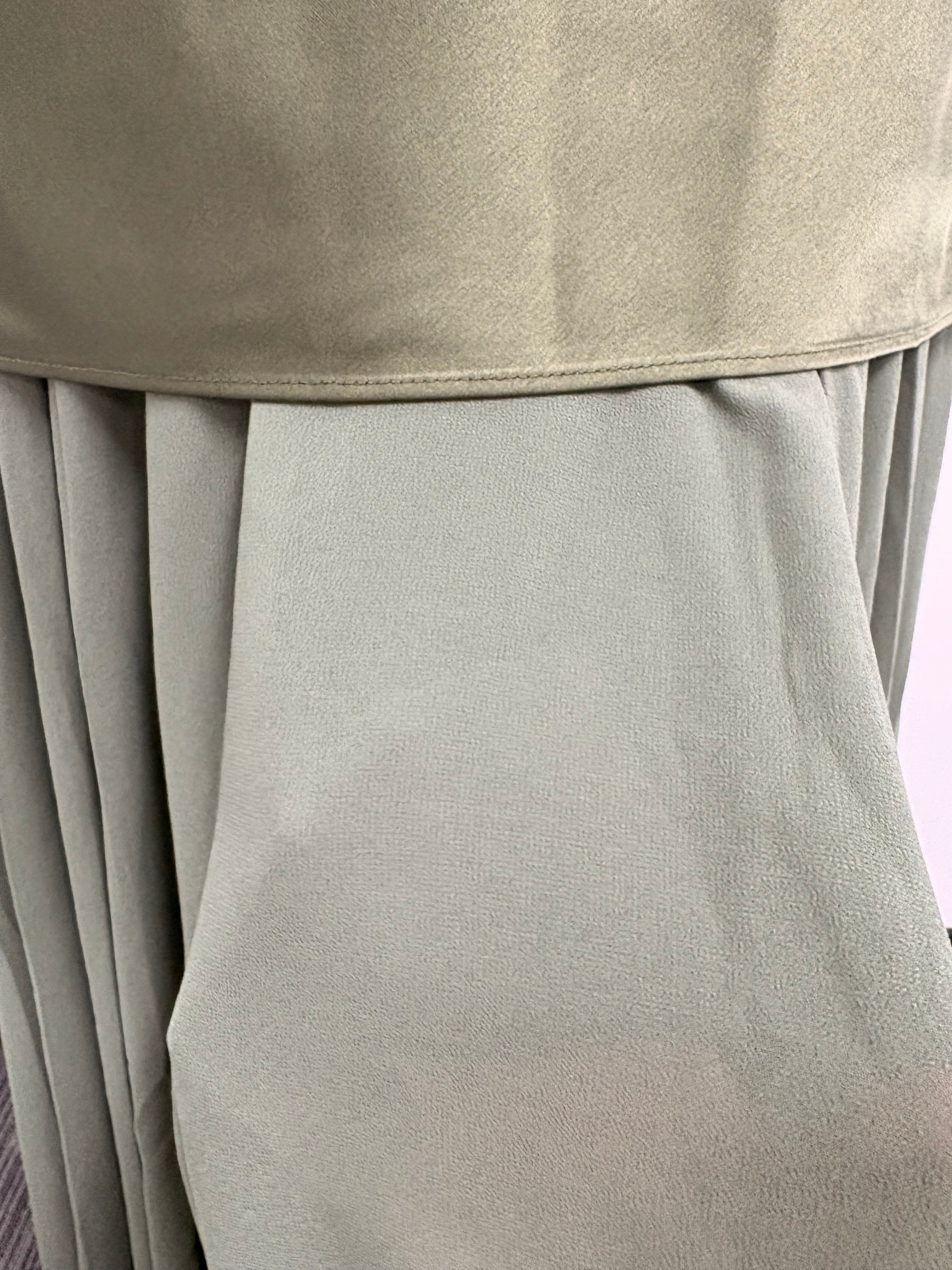 Nocturnal Sage Layered Slip Maxi Dress - Forest Whisper Edition