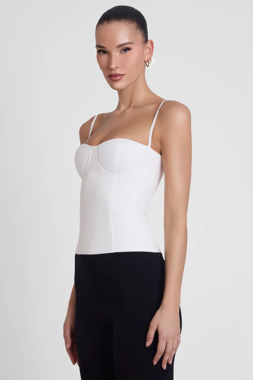 Ivory Sweetheart Corset Camisole Top – GlowEllevia