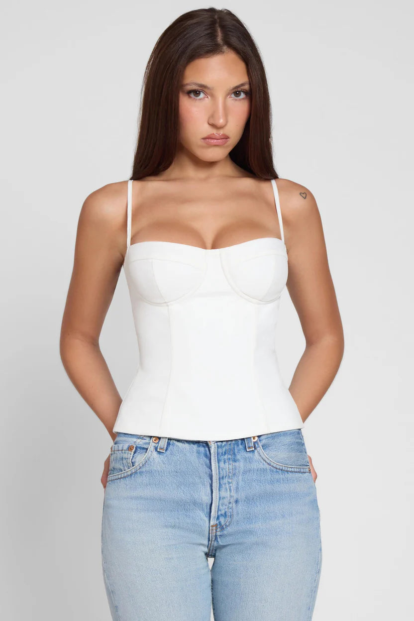 Ivory Muse Corset Camisole