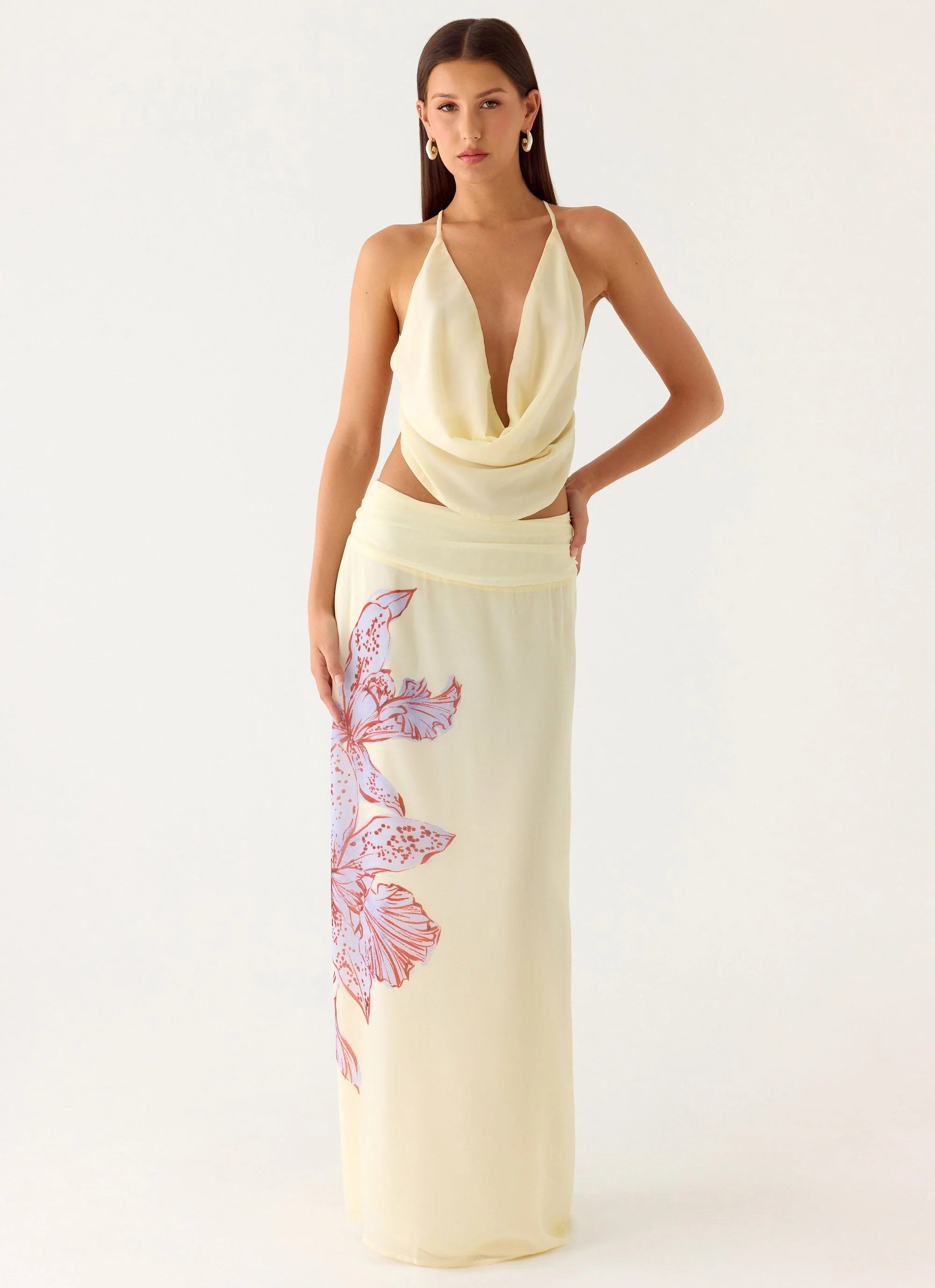Butter Bloom Floral Maxi Skirt