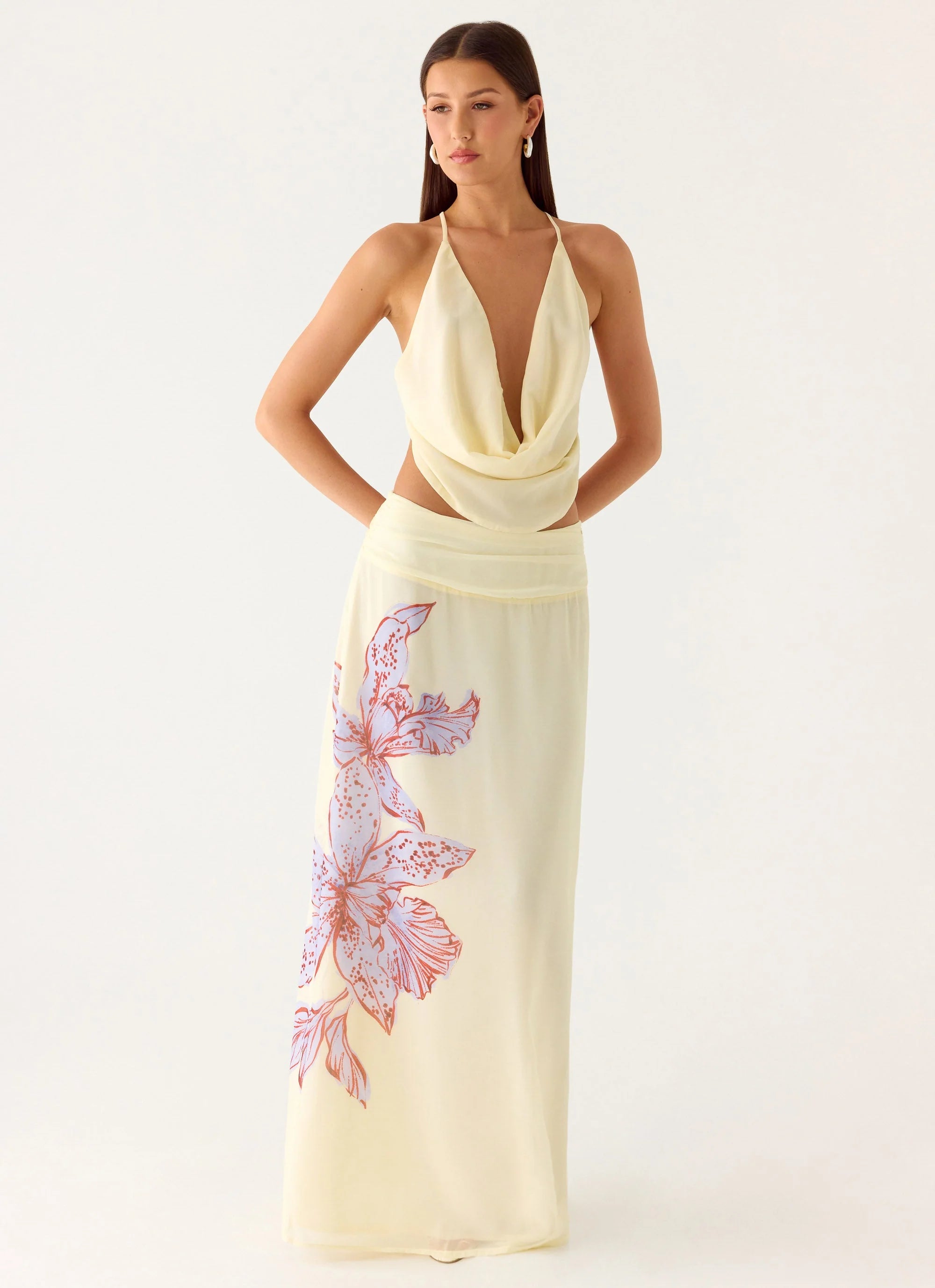 Butter Bloom Floral Maxi Skirt