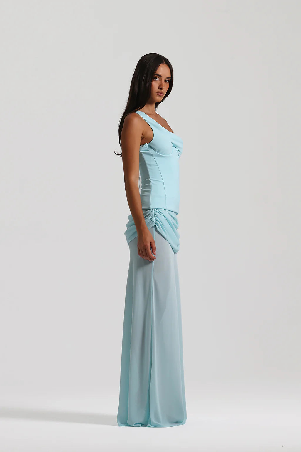 Babyblue Drift Maxi Dress