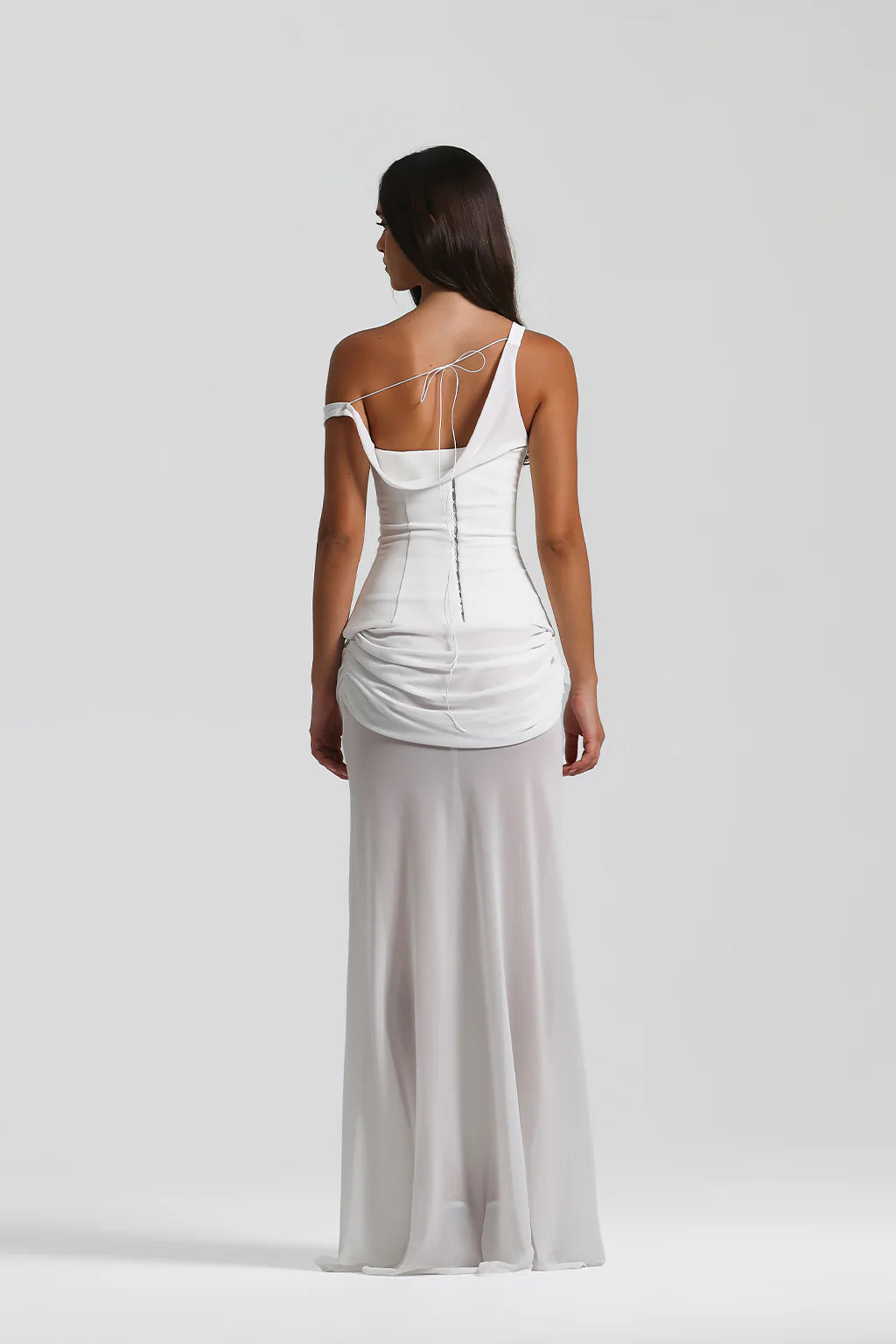 Ivory Drift Maxi Dress