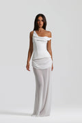Ivory Drift Maxi Dress