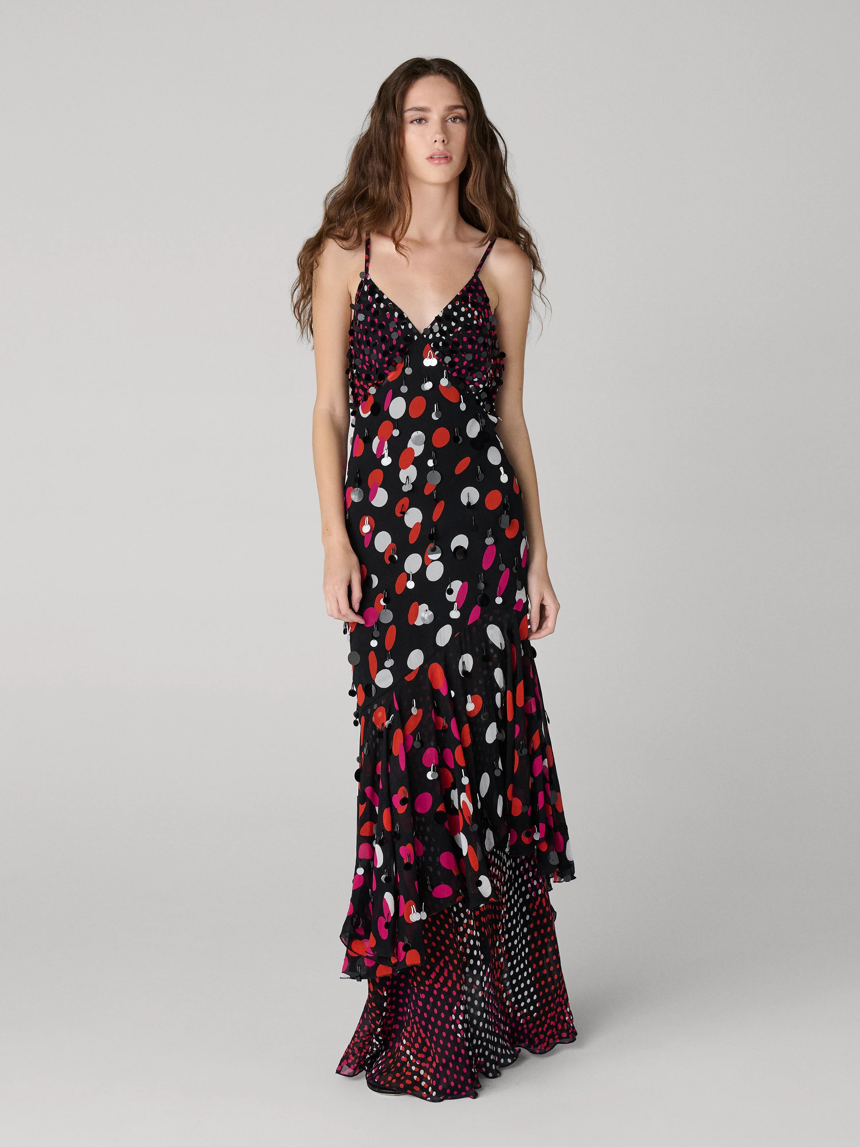 Starlit Polka Gown
