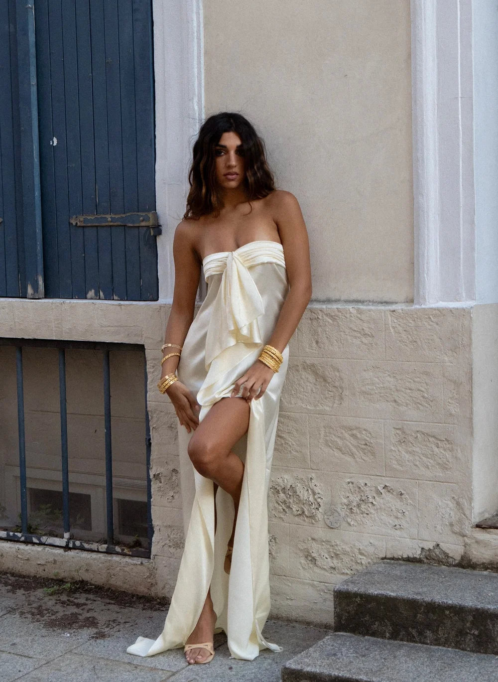 Ivory Solene Knot Gown