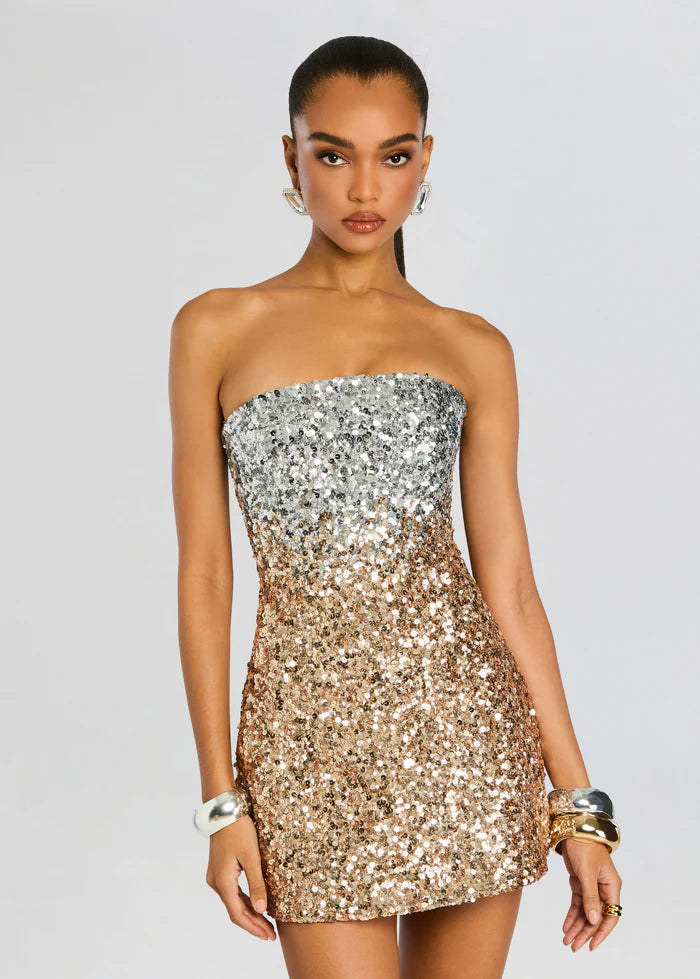 Golden Hour Spark Mini Dress
