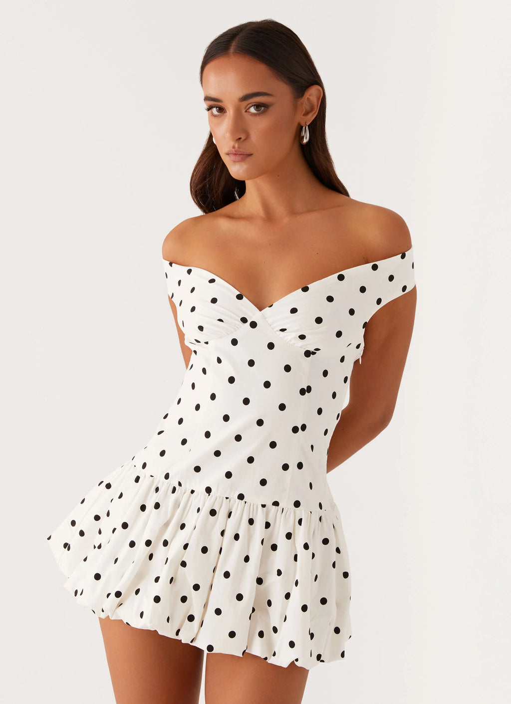 Mon Amour Polka Mini Dress