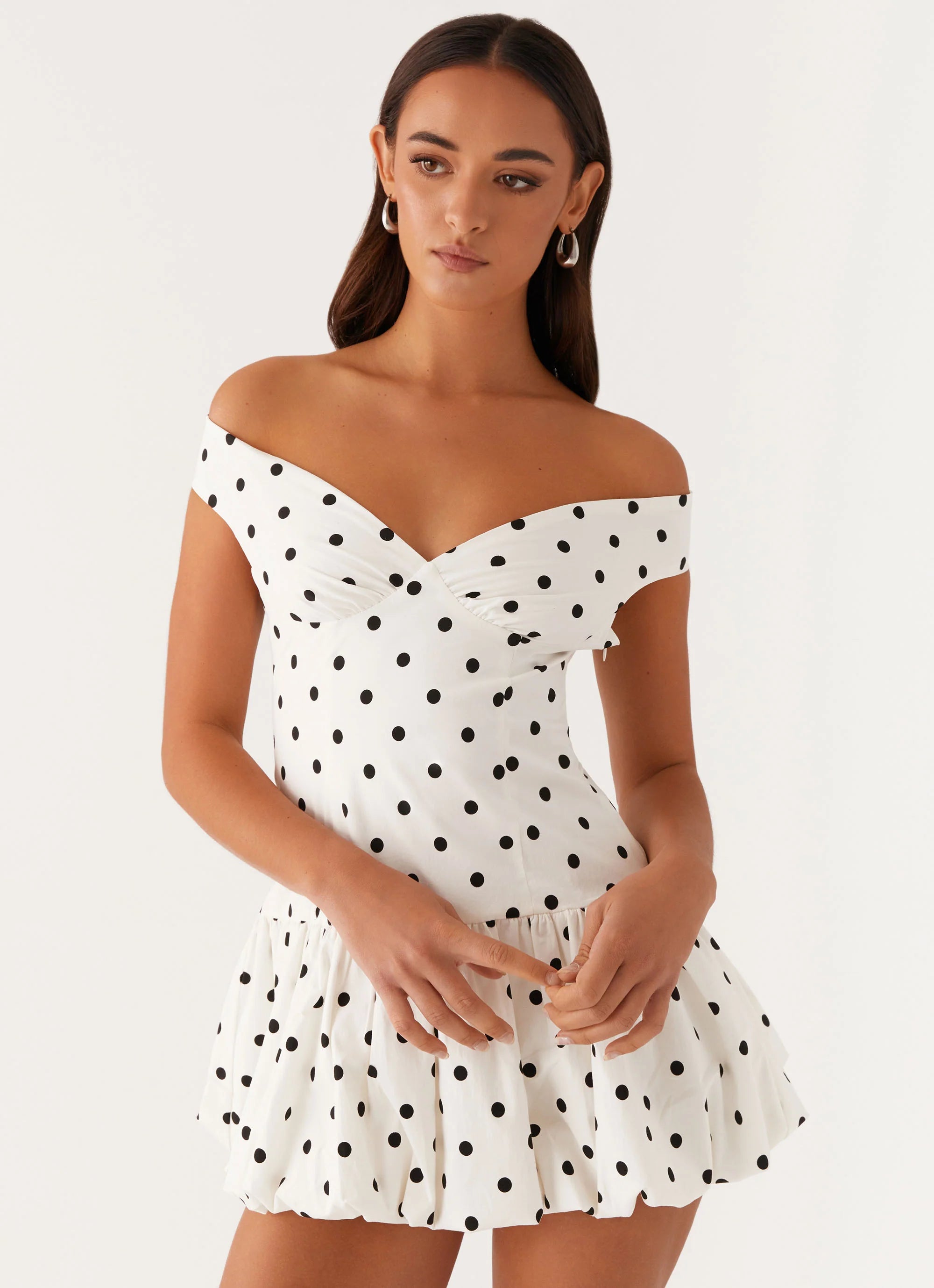 Mon Amour Polka Mini Dress