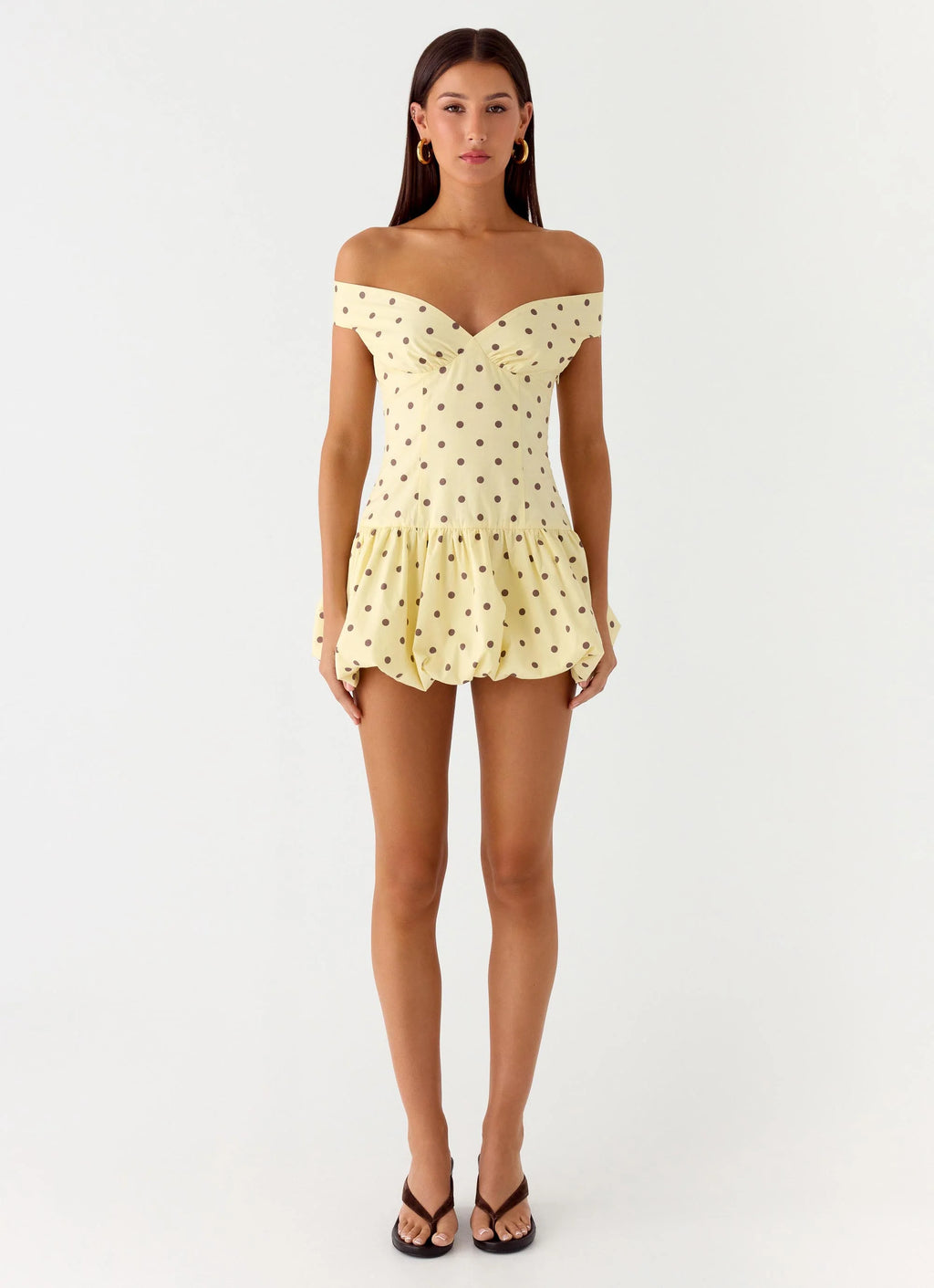 Honey Dottie Flare Mini Dress