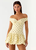 Honey Dottie Flare Mini Dress