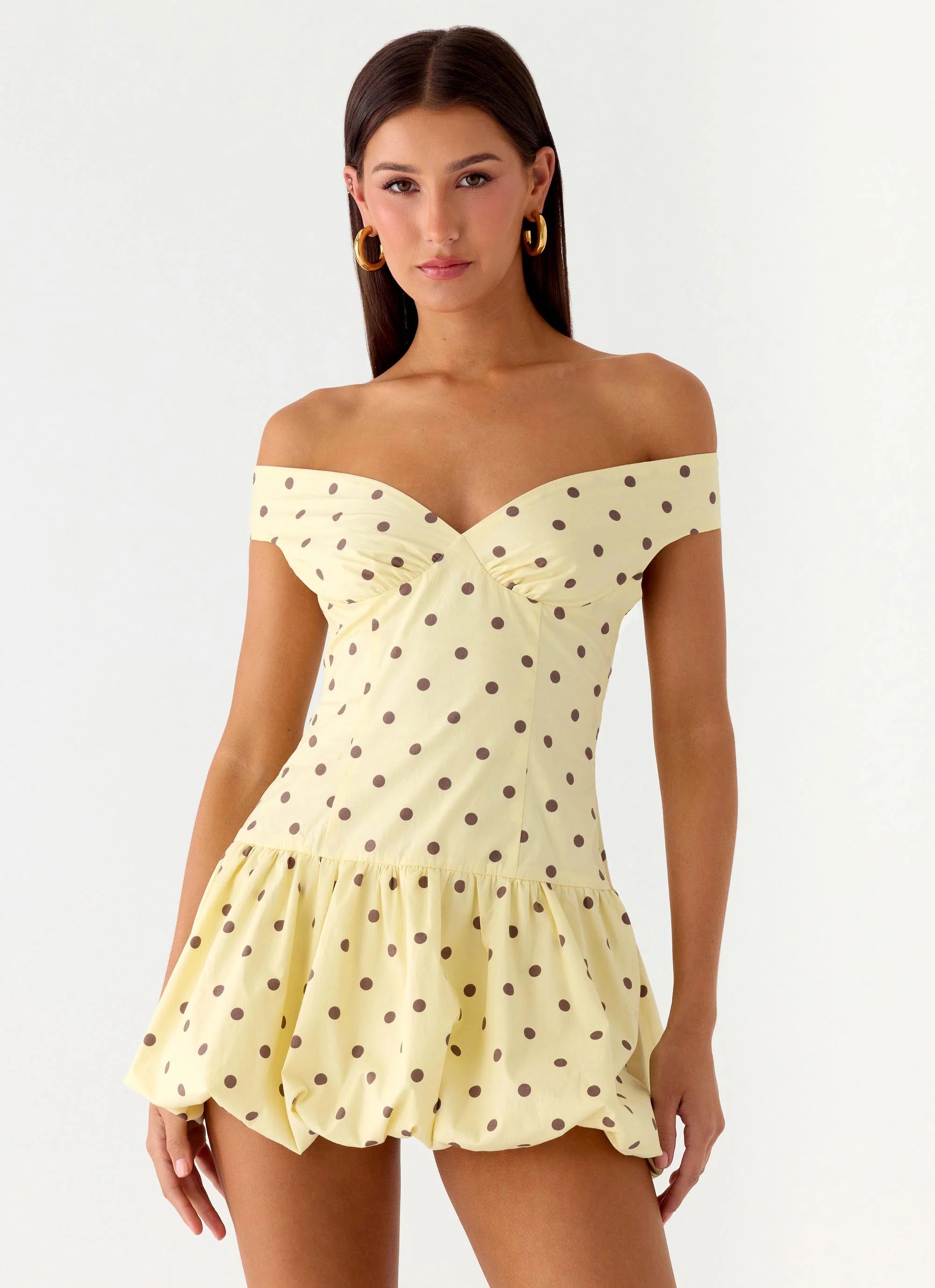 Honey Dottie Flare Mini Dress
