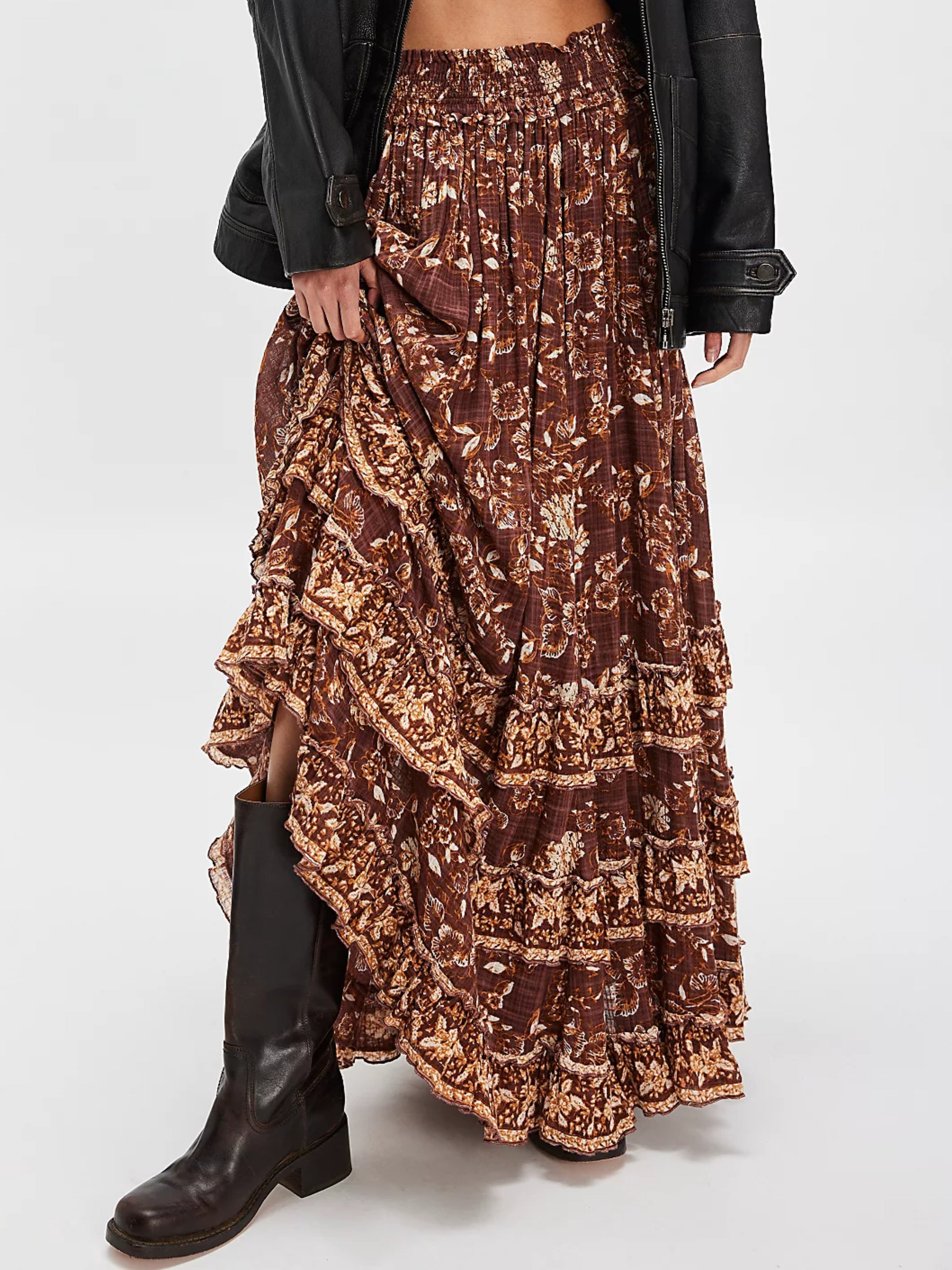 Must-Have Flora Boho Maxi Skirt