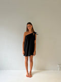 Midnight Puff Kiss Mini Dress