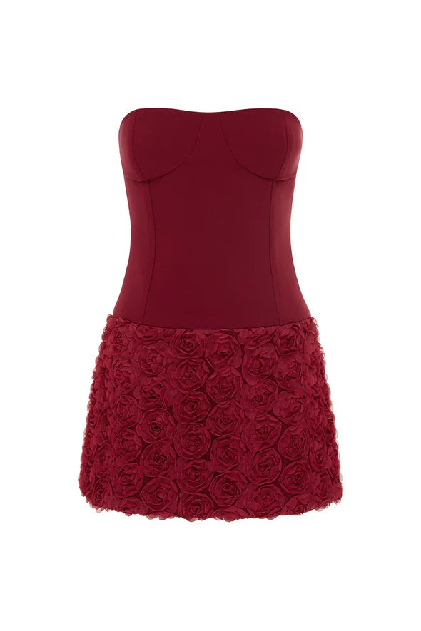 Ruby Bloom Corset Mini Dress