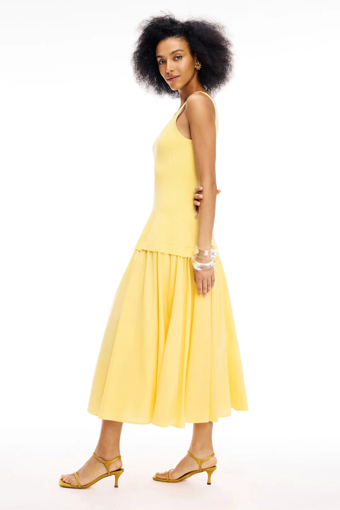 Sunveil Knit Flare Midi Dress