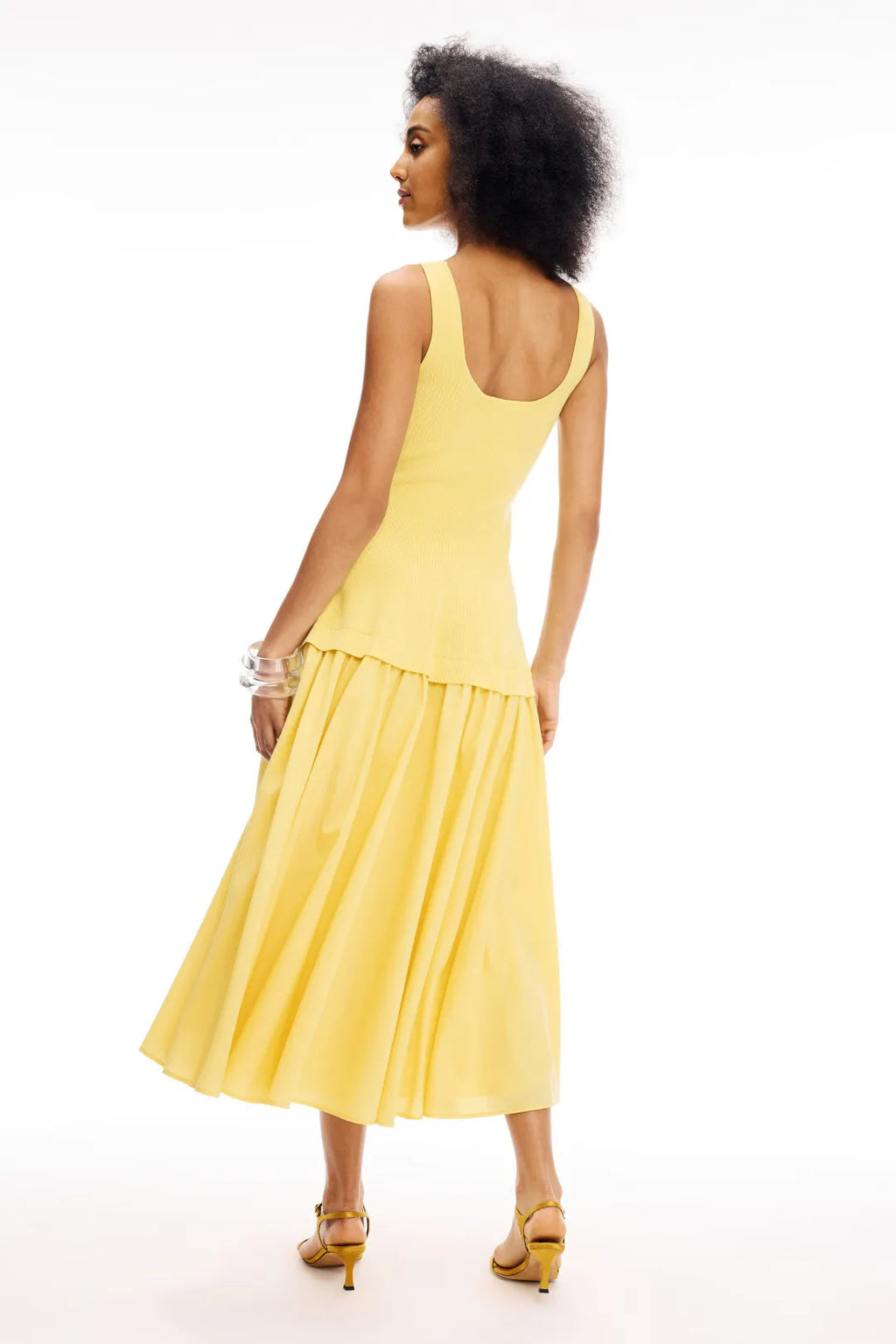 Sunveil Knit Flare Midi Dress