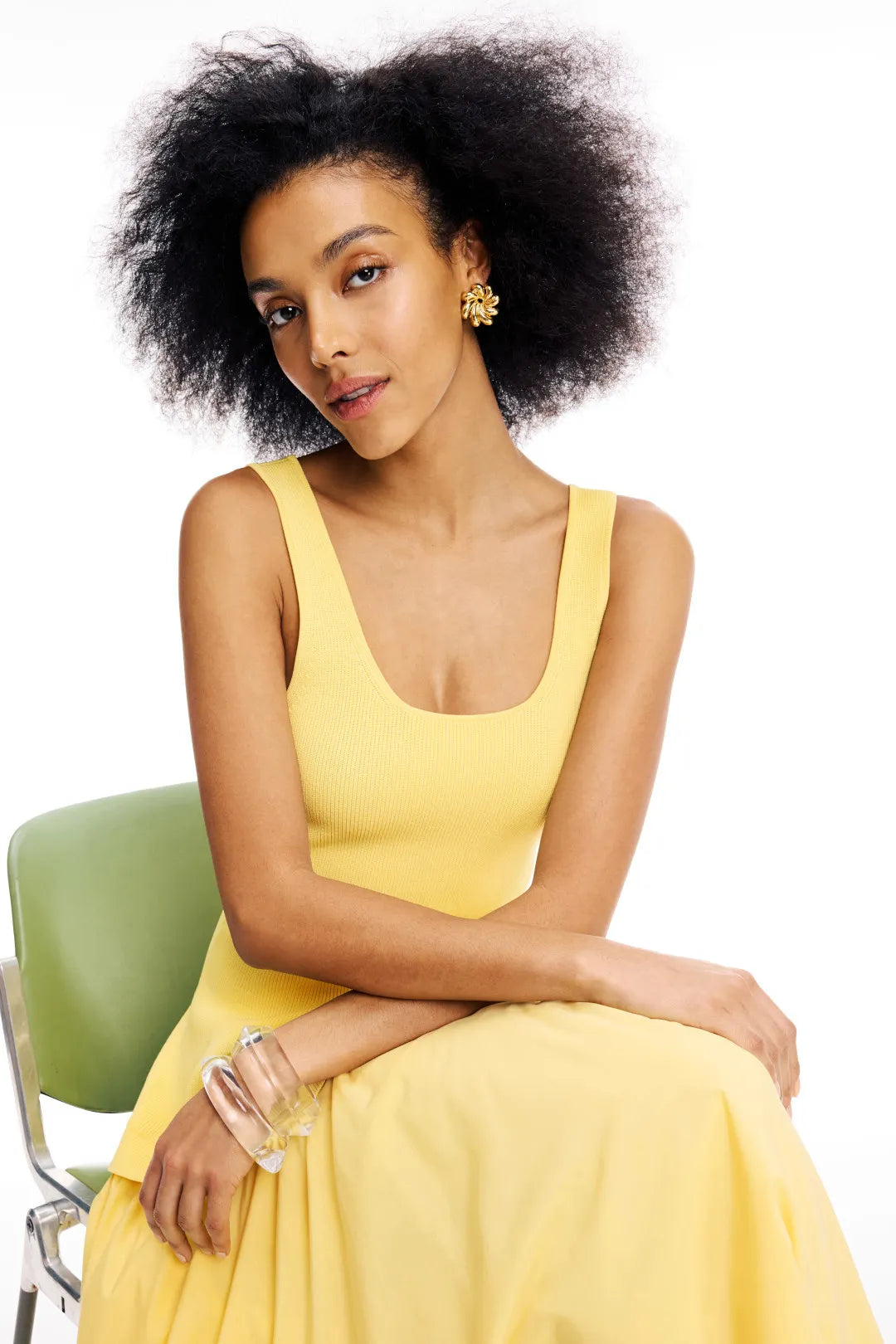 Sunveil Knit Flare Midi Dress