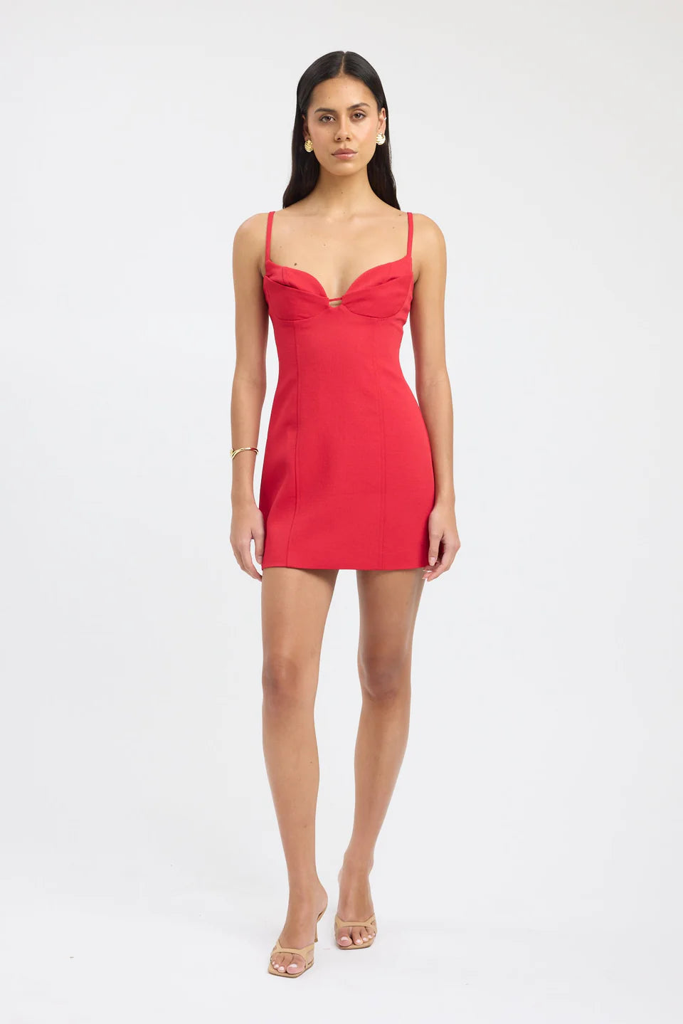 Scarlet Oyster Muse Mini Dress