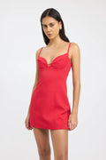 Scarlet Oyster Muse Mini Dress