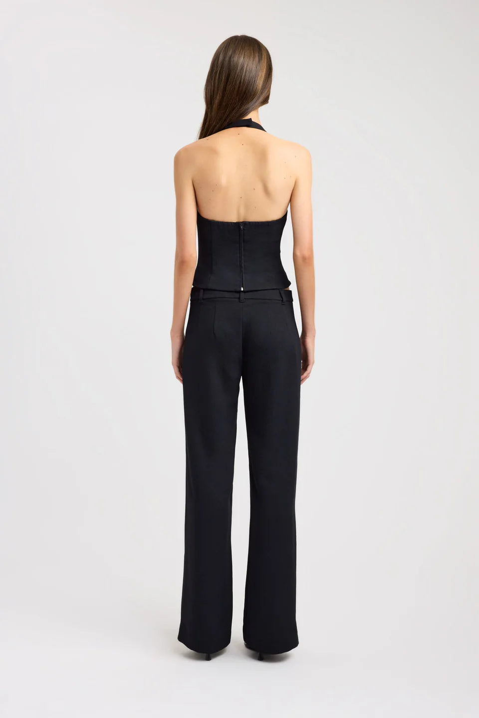 Noir Contour Halter Top