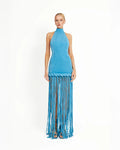 Midnight Tide Velvet Gown