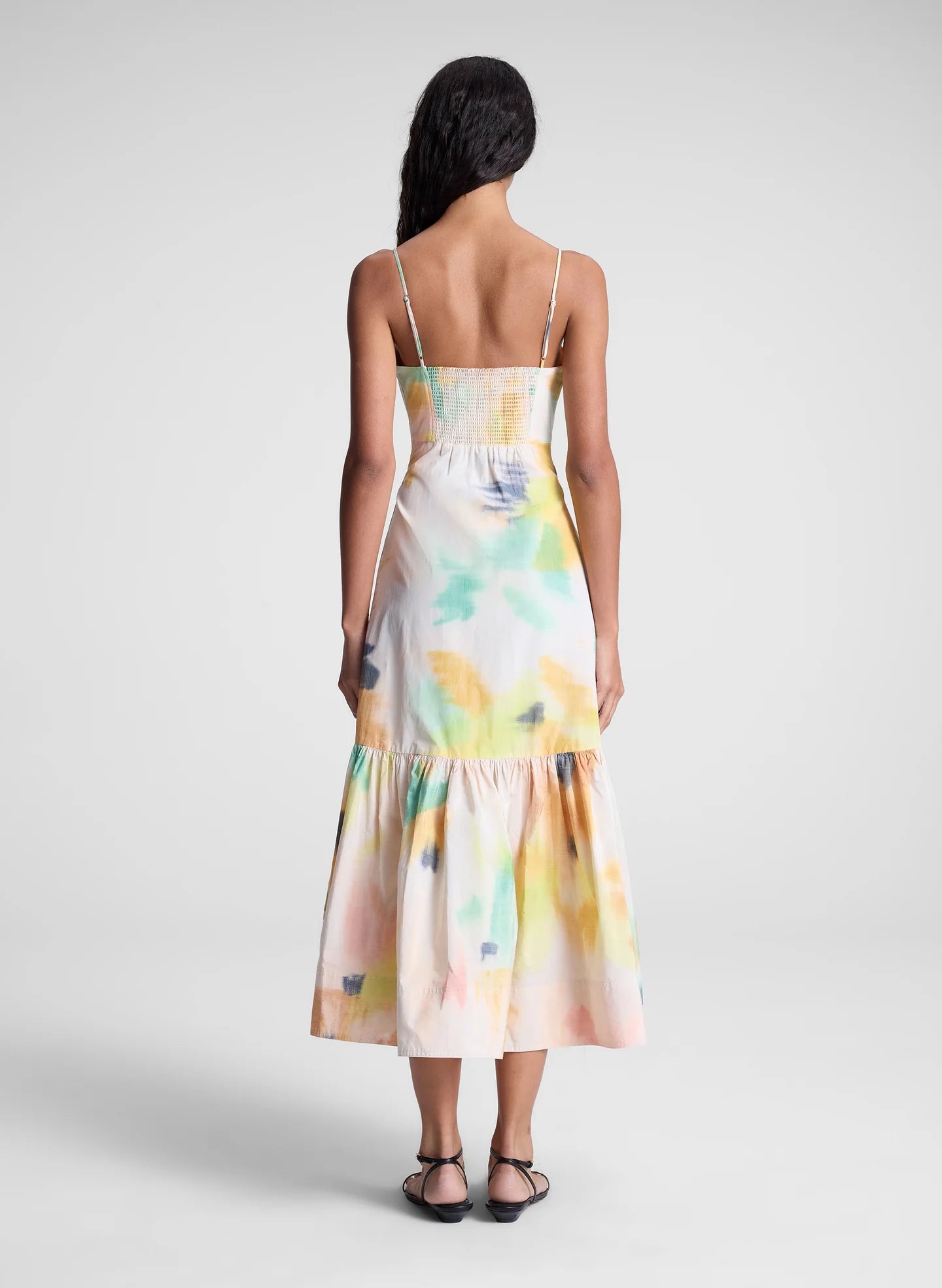 Tie-Dye Cami Midi Dress