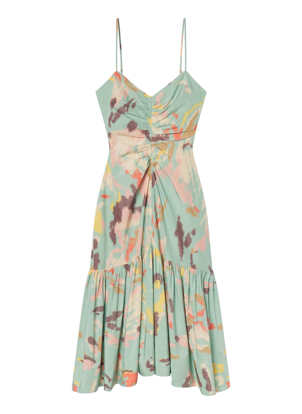 Tie-Dye Cami Midi Dress