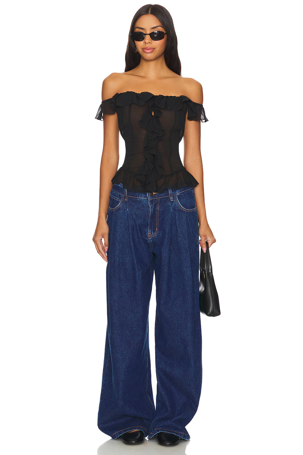 Noir Rêve Sheer Blouse