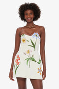 Ivory Bloom Mini Dress