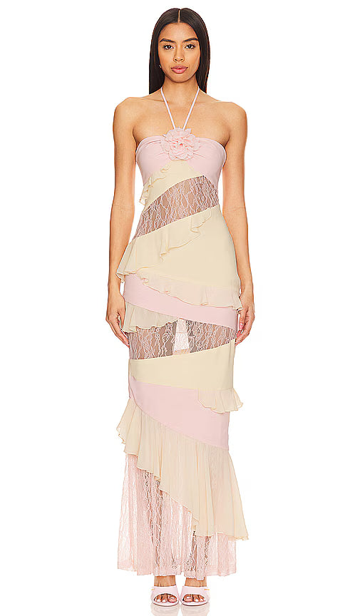 Blush Petal Dream Maxi Dress